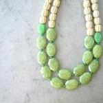 Chunky Green Necklace