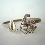 Boat Ship Nautical Bracelet Wrap Style