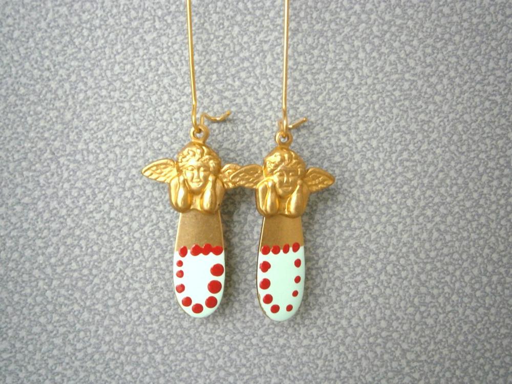 Christmas Angels Earrings